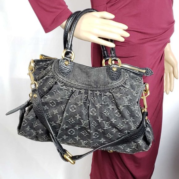 Louis Vuitton Neo Cabby MM Monogram Denim Hand Bag - Picture 14 of 14